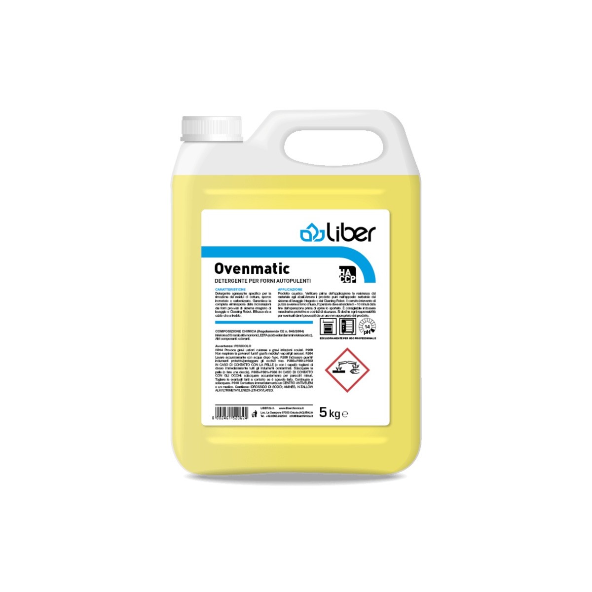 LIBER OVENMATIC 5 KG DETERGENTE PER FORNI AUTOPULENTI