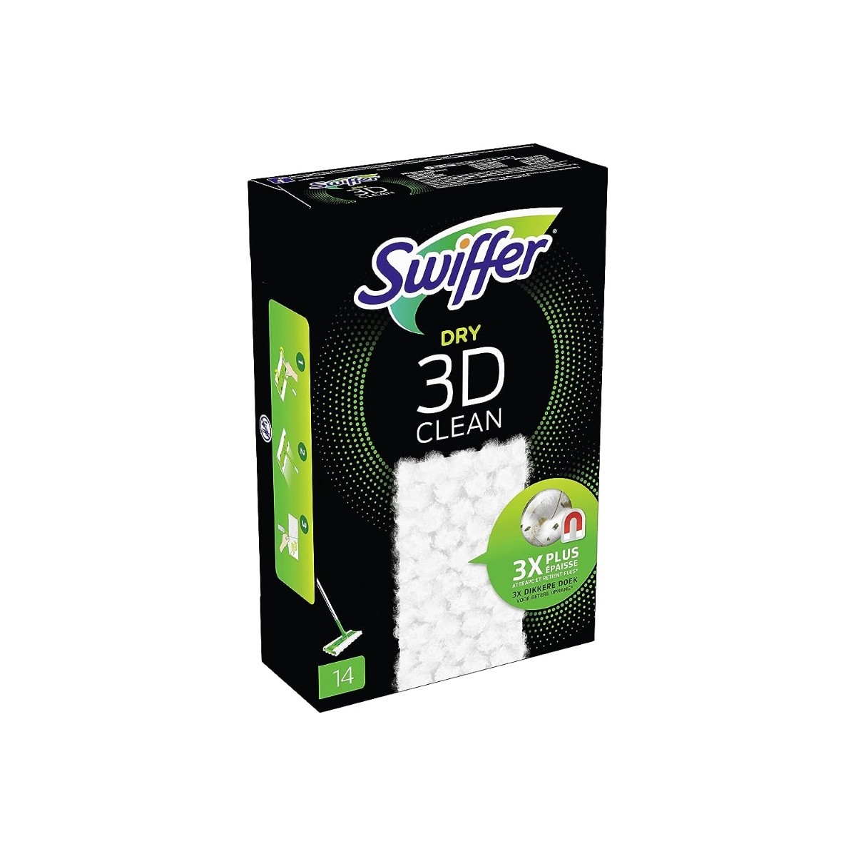 Swiffer 3D Dry Panni pz 14